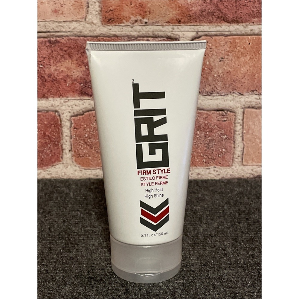 Great Clips Grit Firm Styling Gel High Hold High Shine 5 oz. Men Hair Beard NEW